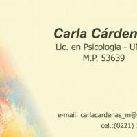 Lic. Psicología Carla Cárdenas