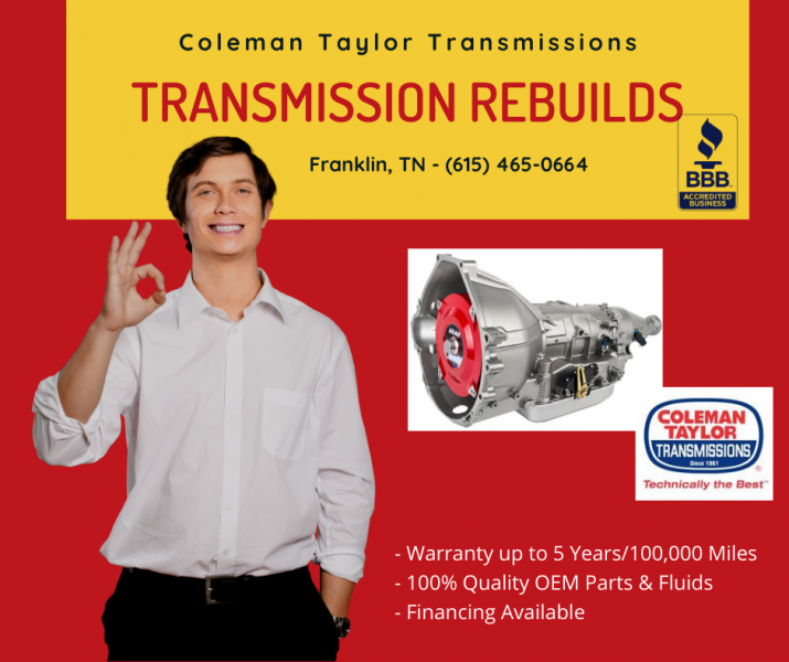 COLEMAN TAYLOR TRANSMISSIONS